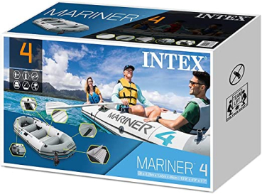 Intex Mariner 4 Schlauchboot Set inkl. Paddel & Pumpe